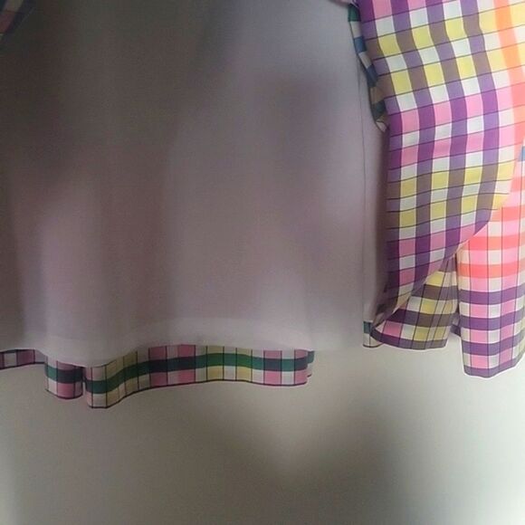 NWT J Crew Sz 0 Bow Tie Front Coquette Preppy Midi Full Skirt Gingham High Waist - Picture 6 of 16